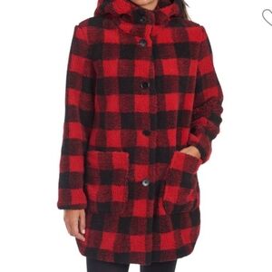 Kensie Red Buffalo Plaid Jacket